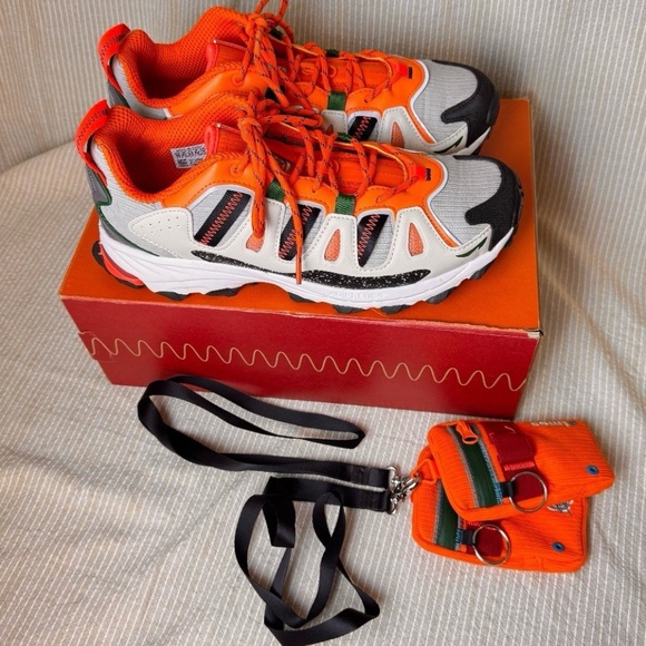 Adidas US Mens 10 Sean Wotherspoon x atmos x Superturf Adventure "Stone Orange" - Picture 9 of 11